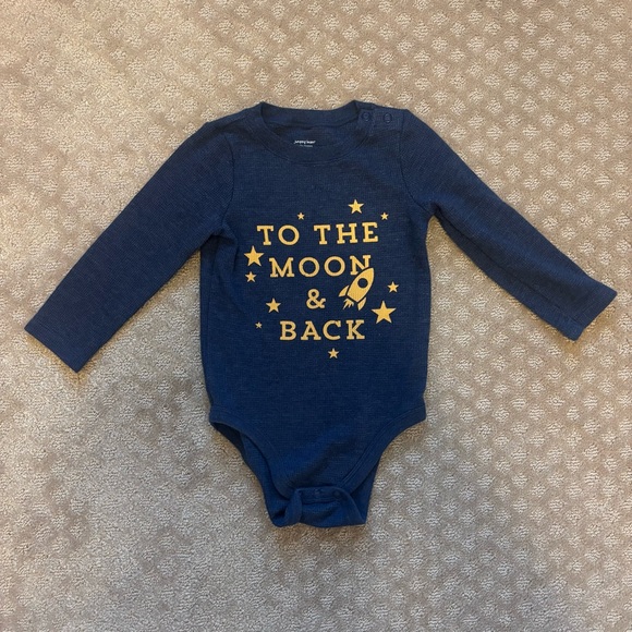 Jumping Beans “To the Moon and Back” Bodysuit - Picture 2 of 6